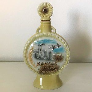 Kansas Centennial Jim Beam souvenir decanter